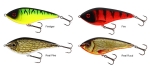 Westin Swim Glidebait 12cm suspending silent in verschiedenen Farben mit Drillingen